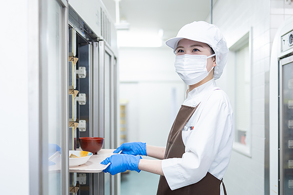 配膳の様子